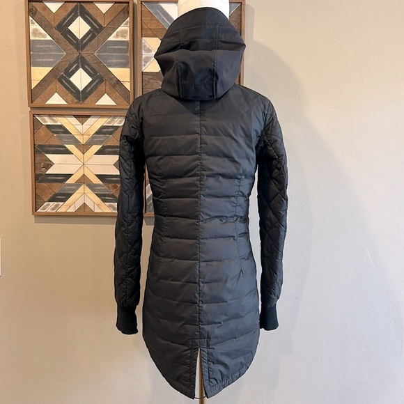 Canada Goose Stellarton Hooded Down Coat Jacket Black XS *As-Is* - Picture 6 of 13